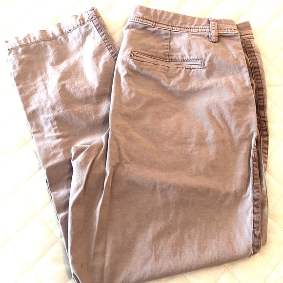 Maurices Soft Pink Chinos Denim Cropped Pants - Picture 3 of 7